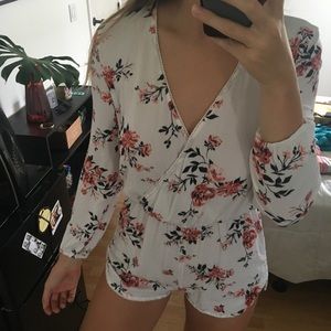 Pacsun Floral Romper